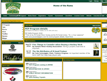 Tablet Screenshot of mtforestminorhockey.ca